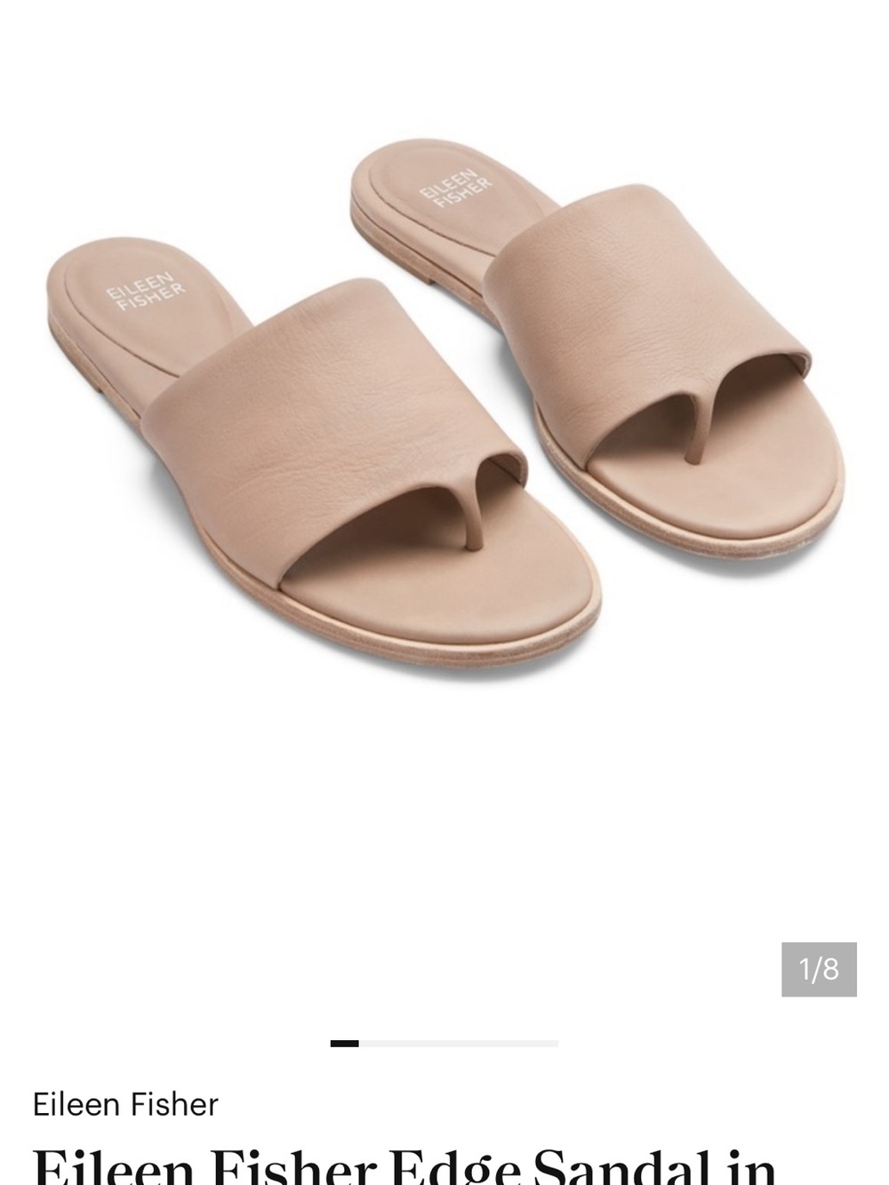 Eileen Fisher Beal sandal, discolored